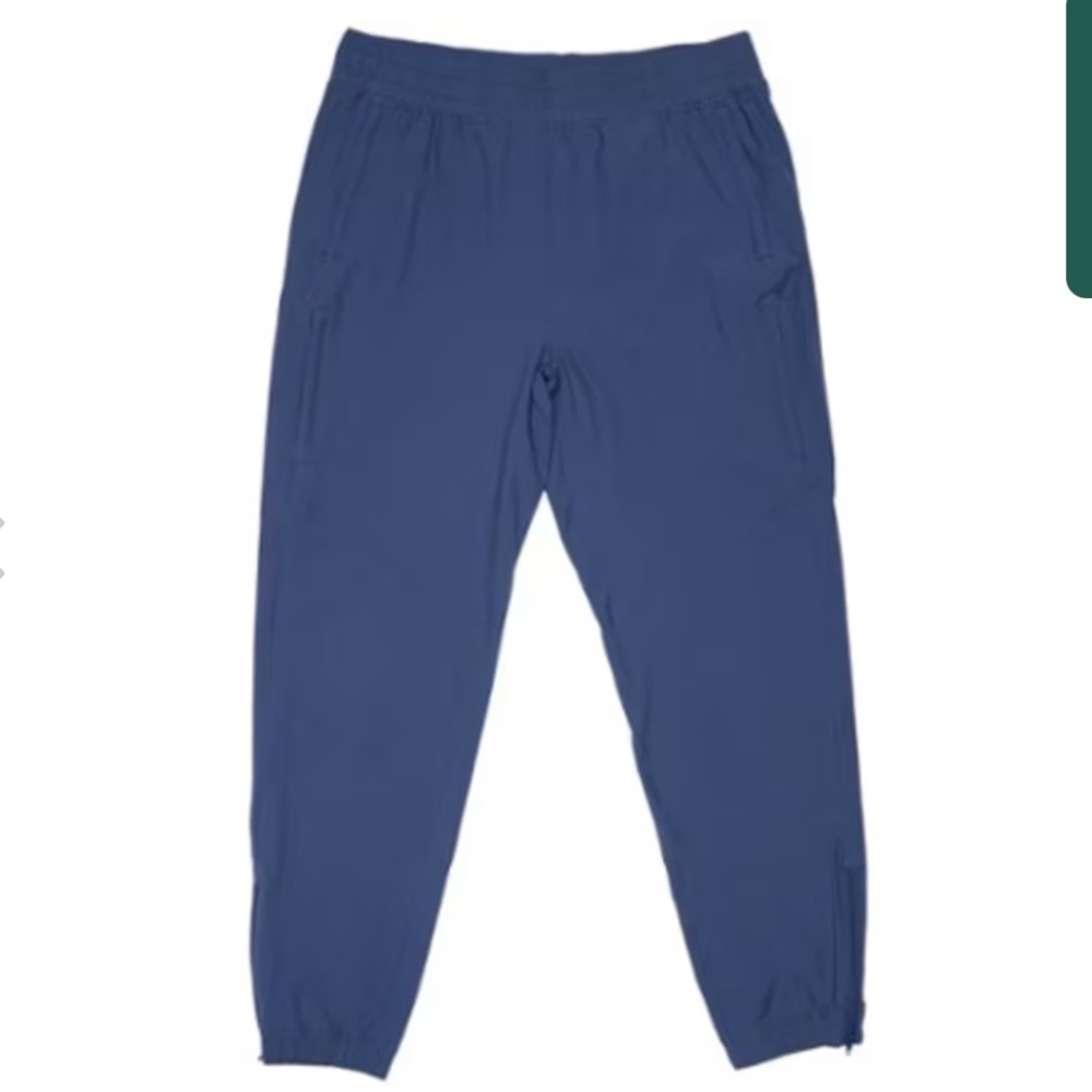 Alder Be Free Jogger Pants‎ XS – Blue - High Rise Travel Joggers w/ Ankle Zips
